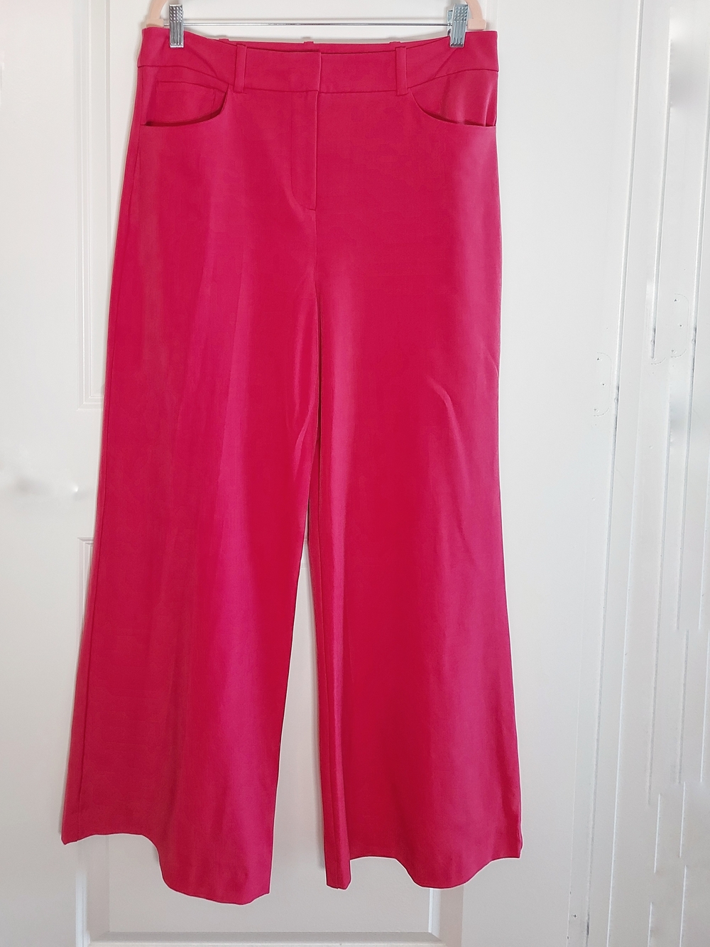 New York & Company Wide-Leg Pants in Fuchsia Pink